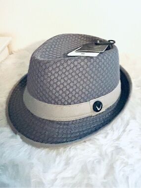 NWT NWT Black Horn Light Weight Classic Soft Summer Cool Mesh Fedora  SIZE: S/M